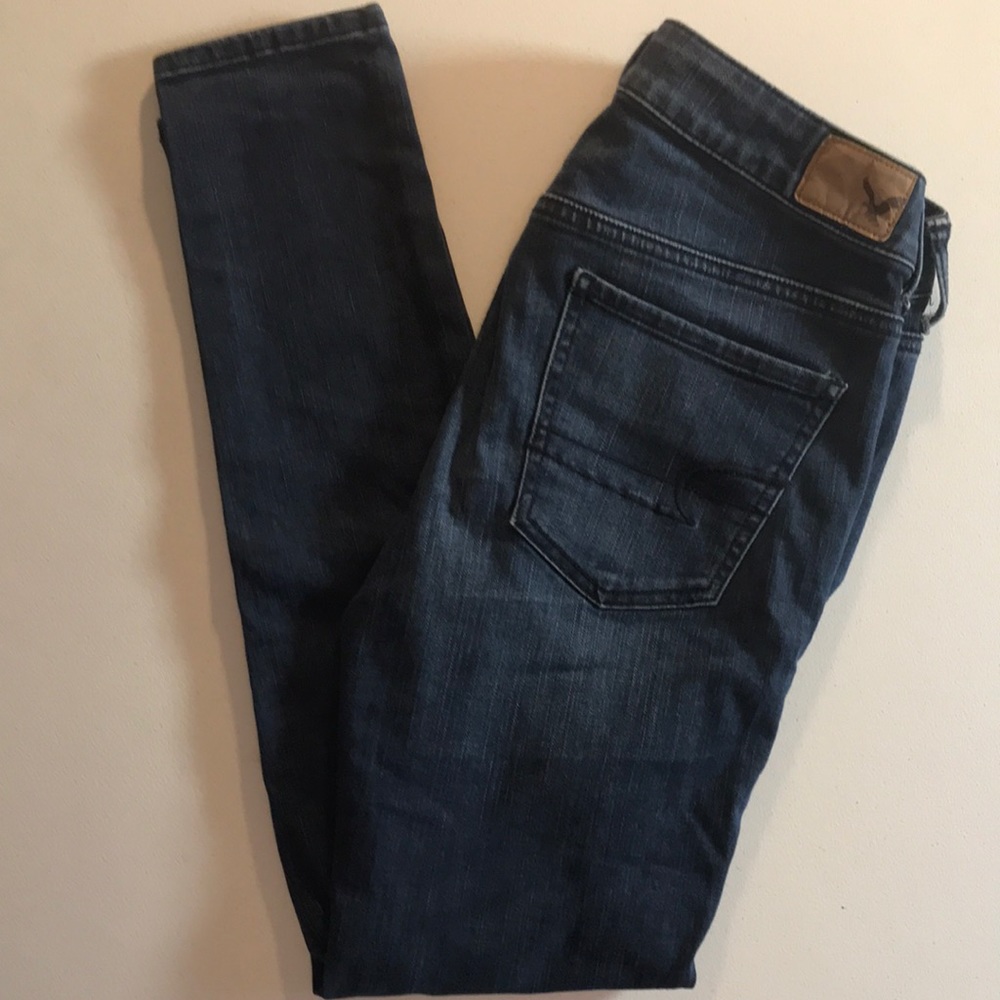 Women’s 8Reg AMERICAN EAGLE OUTFITTERS Super Stretch Jegging Blue Jean